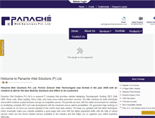 Tablet Screenshot of panachewebsolutions.com